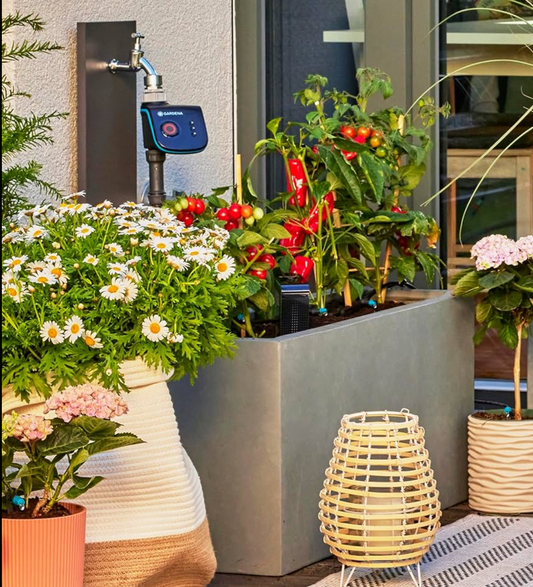 Micro-Drip-System Tropfbewässerung Set Terrasse (30 Pflanzen)